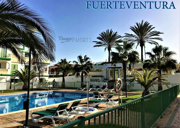 Modern In 60m² With Shared Pool Daire Caleta De Fuste